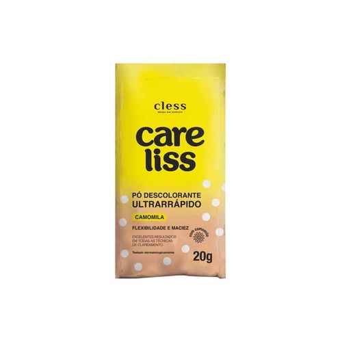 Pó Descolorante Ultrarrápido Camomila 20g Care Liss Cless