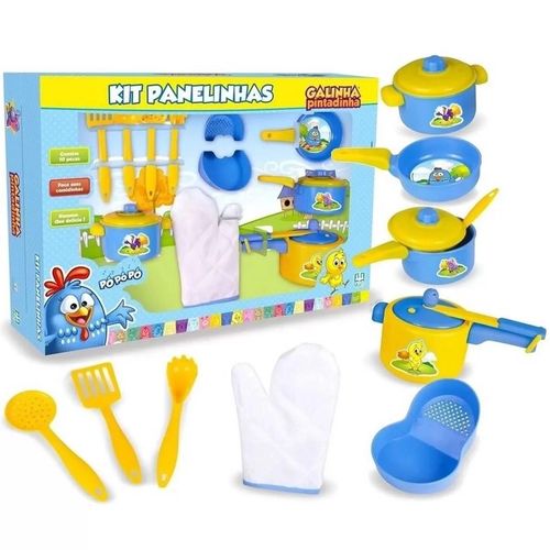 Kit Panelinhas Galinha Pintadinha Nig Brinquedos