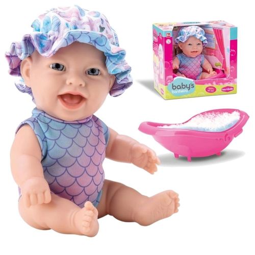 Boneca Baby Babilina Com Banheira Bambola