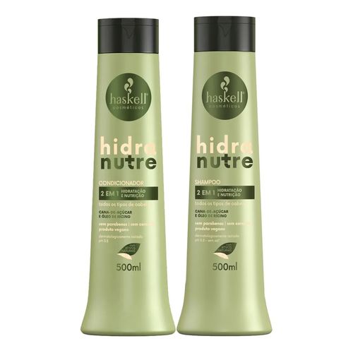 Kit Shampoo e Condicionador Hidranutre 500ml Haskell