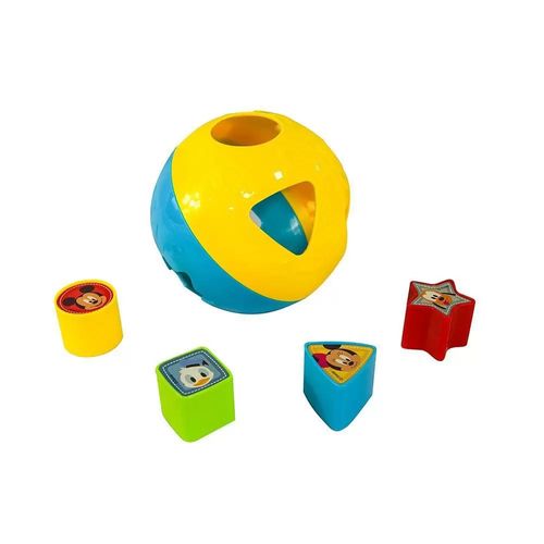 Brinquedo Educativo Bola De Formas Disney Baby Pura Diversão