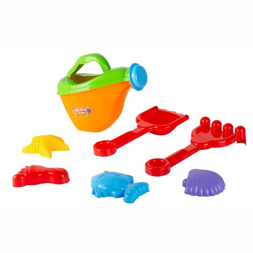 Regador  Beach Toys 7 Peças Na Rede Lummar Cores Sortidas