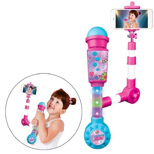 Microfone Infantil Mania De Selfie Dm Toys