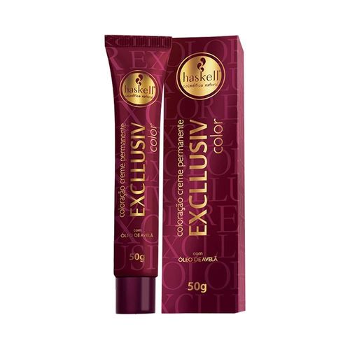 Tintura Haskell Excllusiv Color 1.0 Preto Azulado 50g
