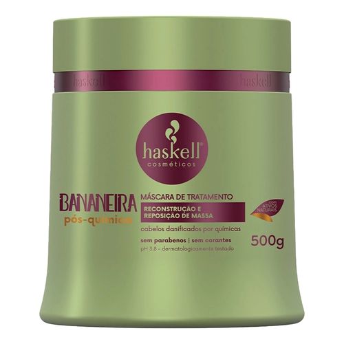Máscara Bananeira Pós-Química 500g Haskell