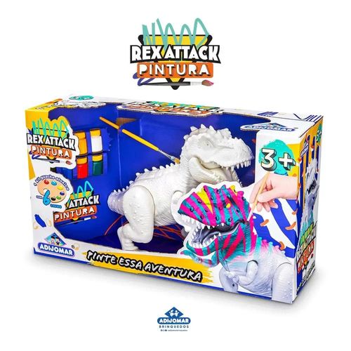 Dinossauro Rex Attack Pintura Adijomar