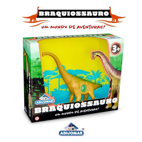 Boneco Dinossauro Braquiossauro Com Som Adijomar