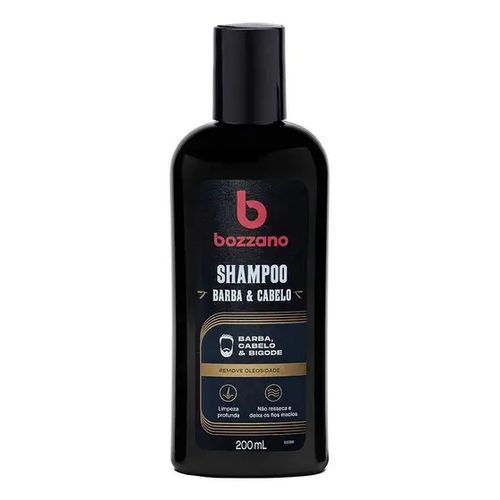 Shampoo Barba, Cabelo e Bigode Bozzano 200ml