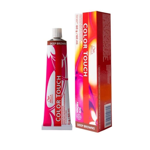 Tintura Color Touch 6/77 Louro Escuro Marrom Intenso 60g Wella