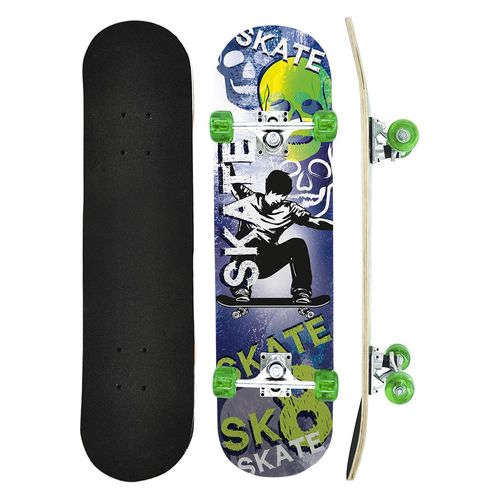Skate Infantil DM Radical Caveira DM Toys