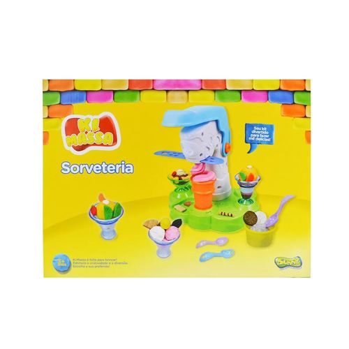 Ki Massa - Massinha Modelar Infantil Sorveteria 3001 Sunny