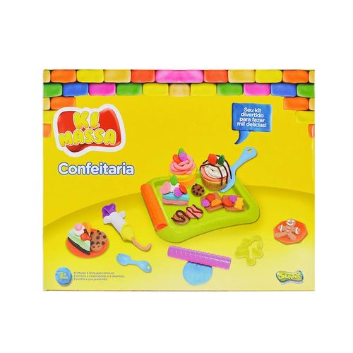 Ki Massa  Massinha Modelar Infantil Confeitaria Sunny Brinquedos