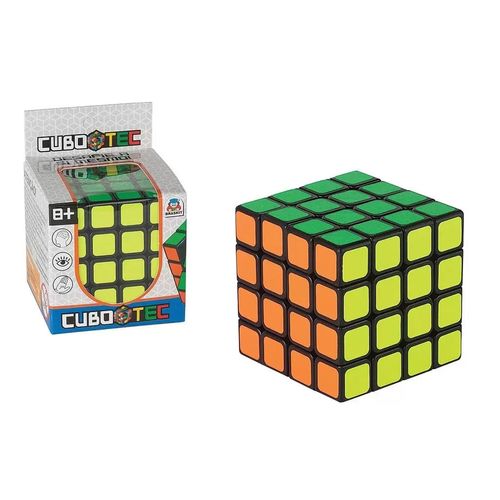 Cubo Mágico Cubotec 16 Faces Preto Braskit 
,