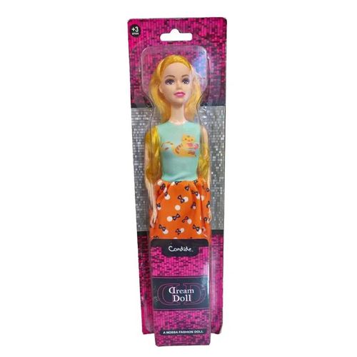 Boneca Dream Doll Fahion Cores Sortidas Candide