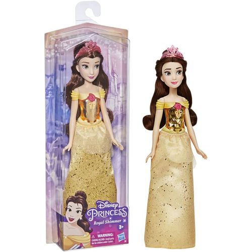 Boneca Princesas Da Disney Shimmer Bela Hasbro