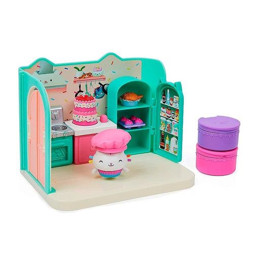 A Casa de Bonecas da Gabby Cozinha de Luxo com a Cakey Cat Sunny Brinquedos
