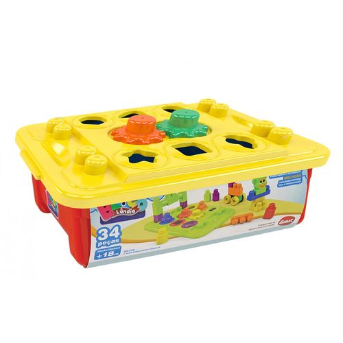 Caixa Educativa 34 Pcs Blocolândia Dismat