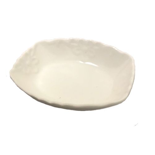 Mini Bowl Decorativo Cerâmica Branco