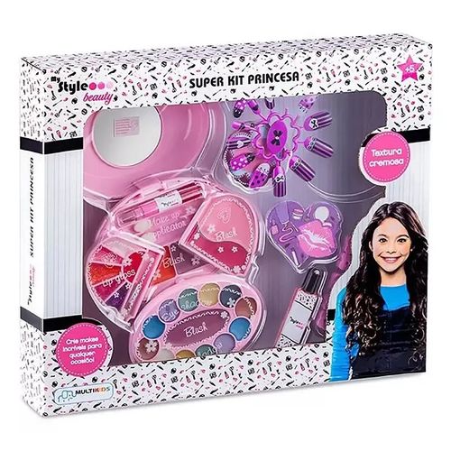 Maquiagem Infantil My Style Beauty Super Kit Princesa Multikids