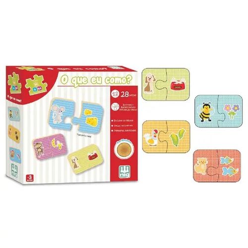 Jogo O Que Eu Como? Nig Brinquedos