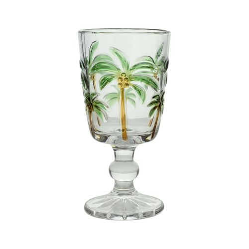 Taça Tropical Palm Hand Painting 310ml 7809 Lyor