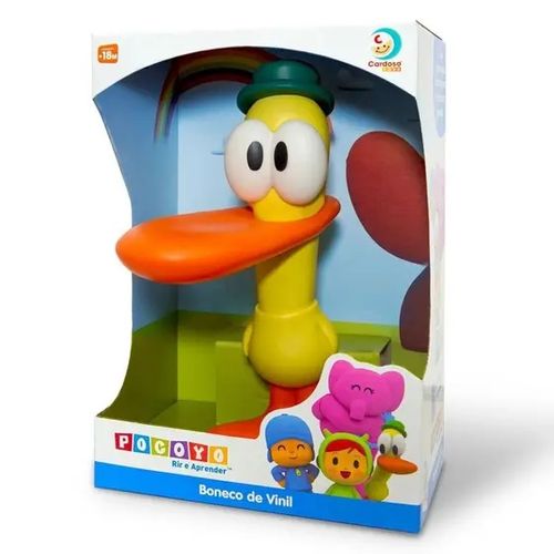 Boneco De Vinil Turma Do Pocoyo 28cm Pato Cardoso Toys