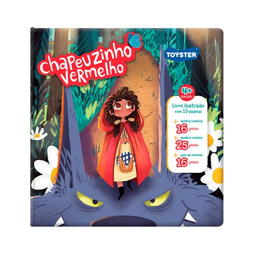 Livro Brinquedo Chapeuzinho Vermelho 2907 Toyster