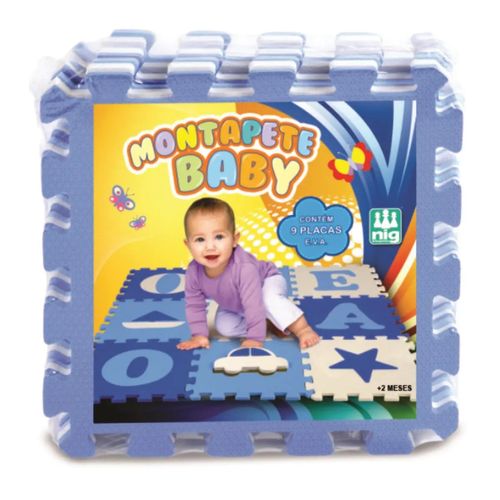 Tapete Eva Montapete Infantil Azul 0812 Nig Brinquedos