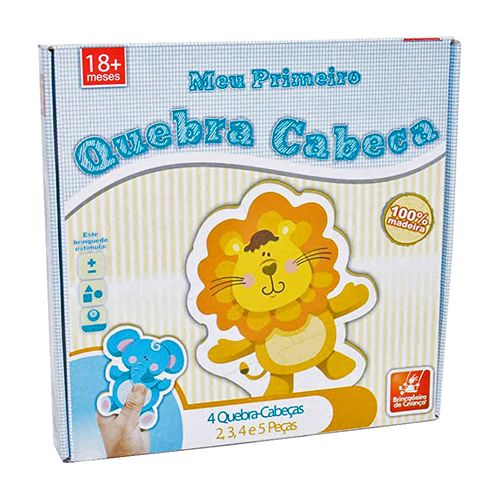 Jogo Meu Primeiro Quebra Cabeça 8405 Brincadeira De Criança