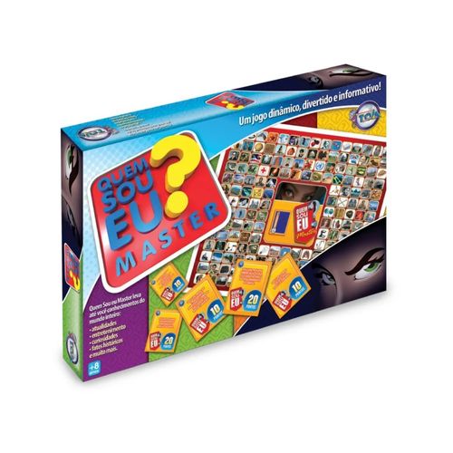 Jogo De Tabuleiro Quem Sou Eu? Master Toia