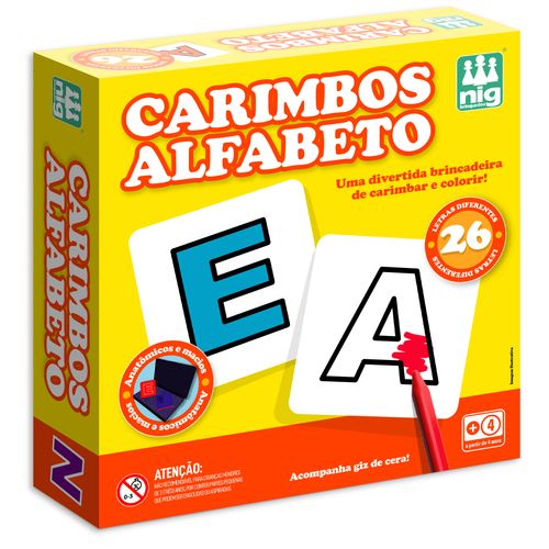 Carimbos Alfabeto Nig Brinquedos