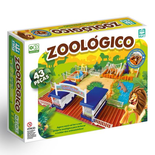Tabuleiro Zoológico Nig Brinquedos