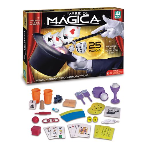 Jogo Passe De Mágica Nig Brinquedos