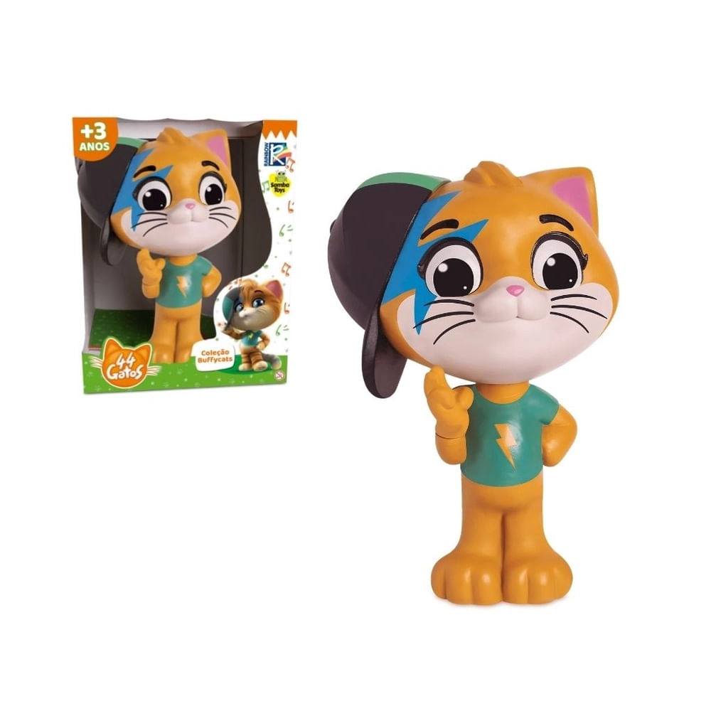 Boneco Gatinho Lampo Desenho 44 Gatos Discovery Kids 30cm - Samba Toys -  Bonecos - Magazine Luiza