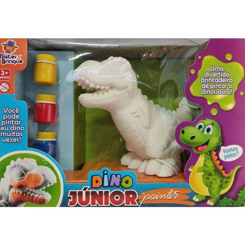 Dinossauro Para Pintar Dino Junior Painter Mister Brinque