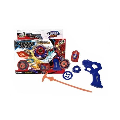 Pião Super Giro Beyblade Cores Sortidas Vip