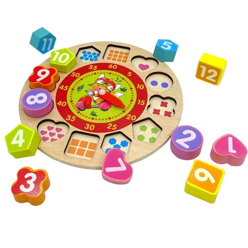 Relógio Didático Aprenda Brincando DM Toys