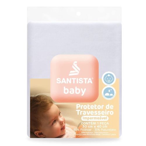 Protetor De Travesseiro Impermeável Santista Baby