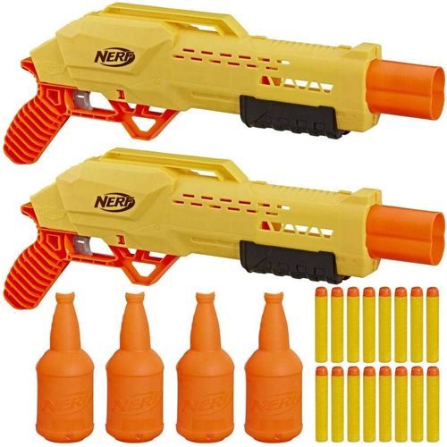 Lança Dardos Kit Nerf Alpha Strike DB-2 Tiger 22 Peças Hasbro