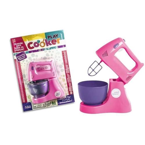 Brinquedo Batedeira Brinque Toys Rosa Zuca Toys