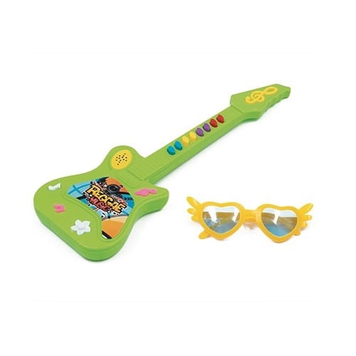Brinquedo Guitarra Infantil Rockstar Com Óculos Pica Pau