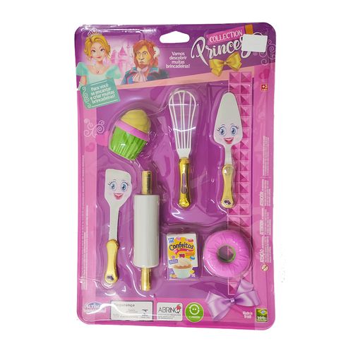 Brinquedo Kit Confeiteiro Com Bolinho Princesa Zuca Toys