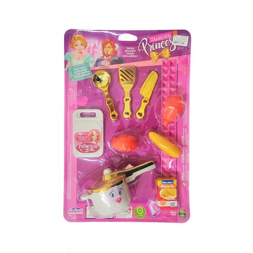 Brinquedo Kit Refeição Com Panela De Pressão Princesa Zuca Toys