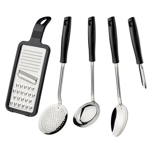 Jogo de Utensílios Easy 5 Pçs Preto 25299/013 Tramontina