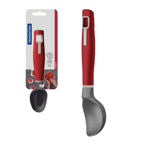 Concha Para Sorvete Verano Vermelho Tramontina
