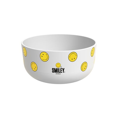 Cremeira Tigela 300ml Cozy Smiley Branco Coza