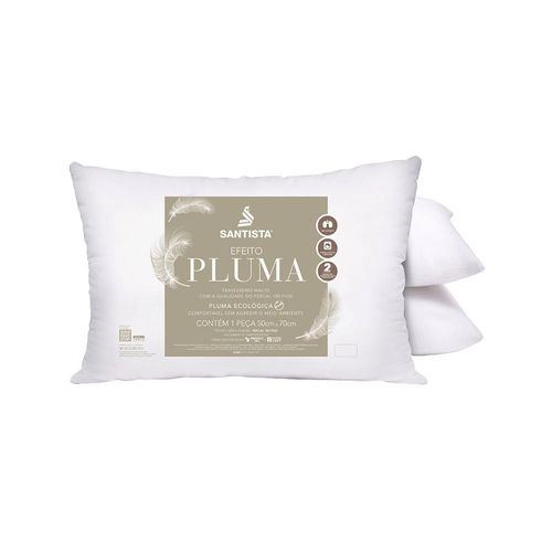 Travesseiro Efeito Pluma 180 Fios Santista