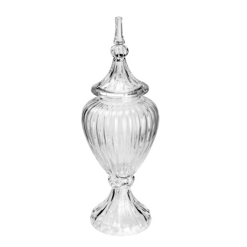 Potiche Decorativo de Cristal com Tampa Persian Wolff