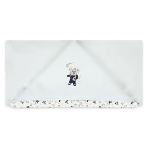 Toalha De Banho Com Capuz Bordada Astronauta Hug