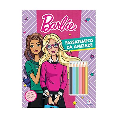 Livro Educativo Passatempos Da Amizade Barbie Ciranda Cultural